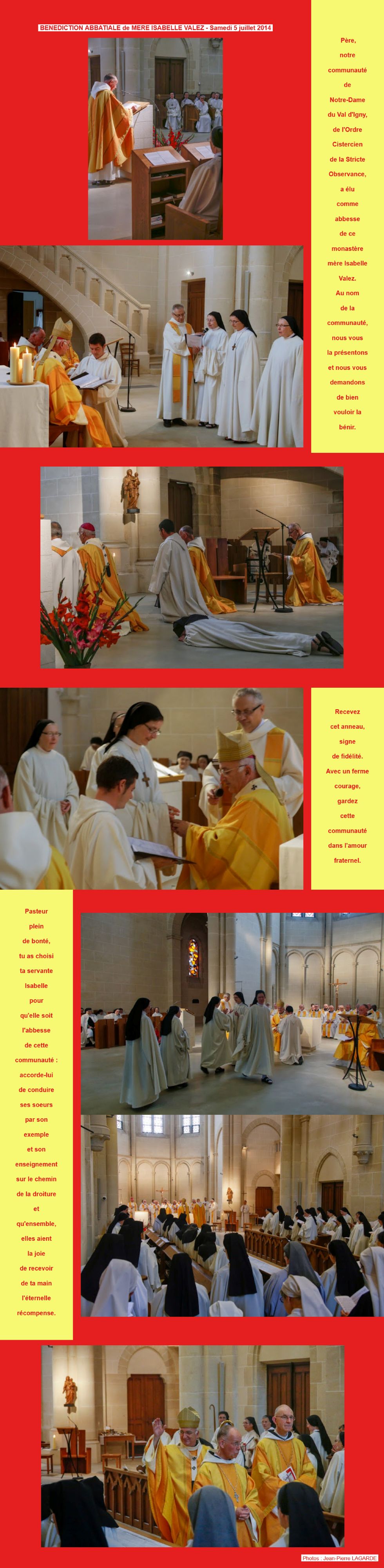 BENEDICTION ABBATIALE