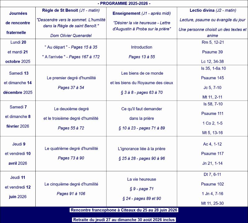 Laics cisterciens rencontres 26