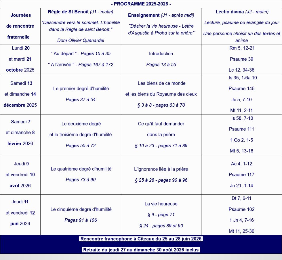 Laics cisterciens rencontres